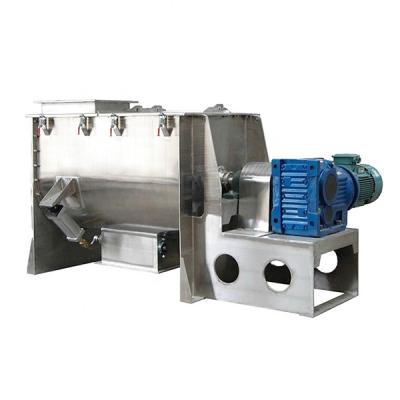 A máquina industrial do misturador da fita do alimento pulveriza o misturador horizontal de mistura 400l