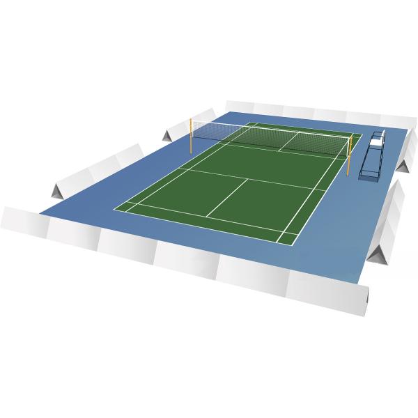 Суд спорта Pu кремния справляясь Multi поверхности на открытом воздухе спорт Antifade цели