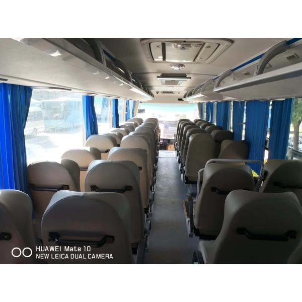 Diesel Yutong Second Hand Tourist Bus Zk 6122 55 Seater Coach Bus With AC Video