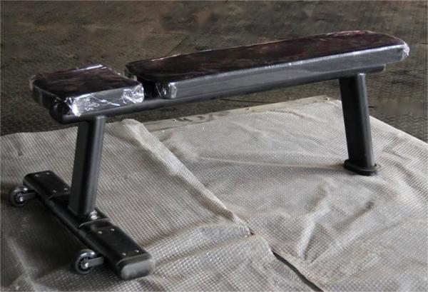 Flat Bench Steel Weight Training Equipment With Plate Foldable Barbell For Home Use Versatile Bench Press