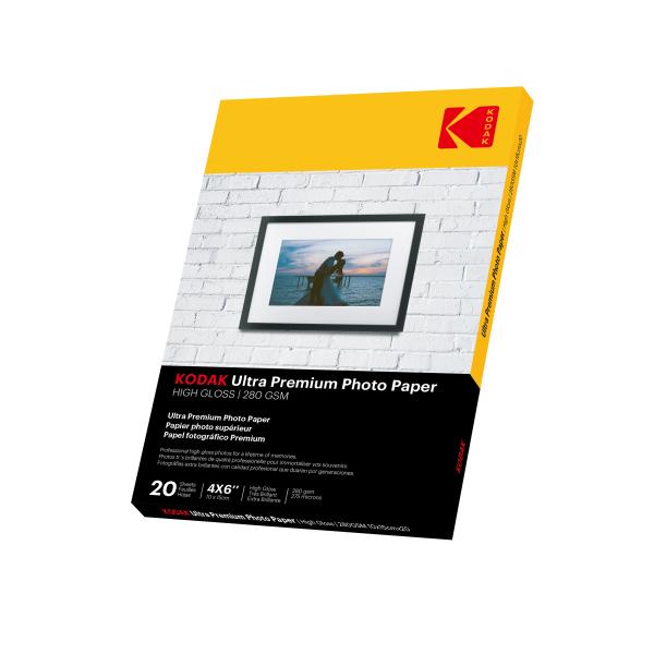100% Waterproof Kodak Inkjet Photo Paper 280gsm Durable Photographic Feel