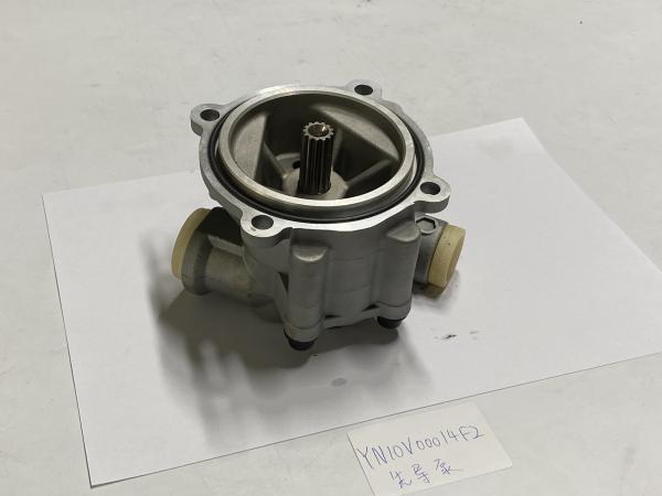 SK200-6E Excavator Machinery Parts PILOT PUMP YN10V00006F1 Gear Pump YN10V00014F2