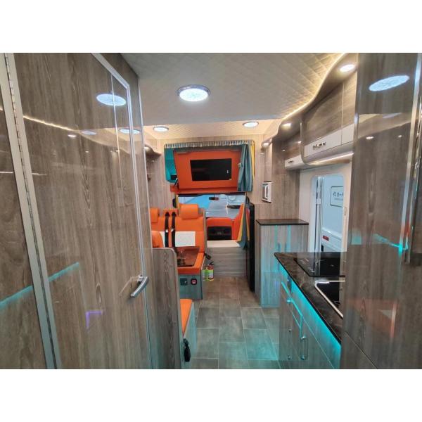 Rv Caravan Yuejin S500 Model C Motorhome With Sleeping Capacity For 4-6 People - CLW OE NO