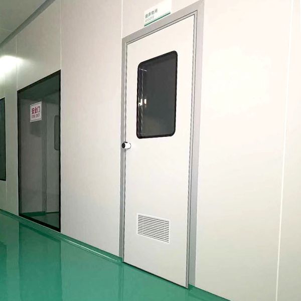 Commercial Automatic Operating Room Swing Door Finished Steel Medical Office Door