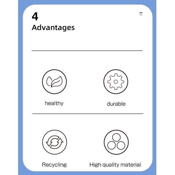 50 ml de protetor solar PE azul e branco embalagem para cuidados com a pele UKL33F
