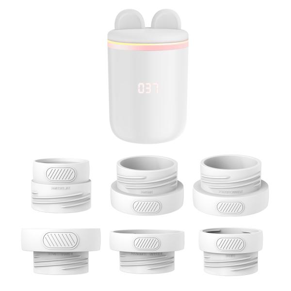 Adaptadores para calienta biberones portátiles para bebés 6 tamaños 39-65mm PP de grado alimenticio