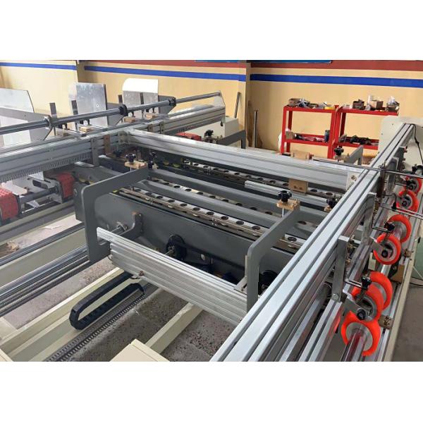 Double Sheets Folder Gluer Machine For Making Corrugated Carton Box