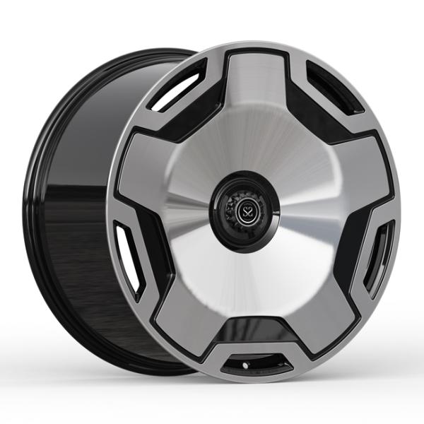 Staggered Size 9.5X22 11.5X22 Monoblock Forged Wheels for Mercedes Benz GlS 600 Gloss Black Machined Face Rims