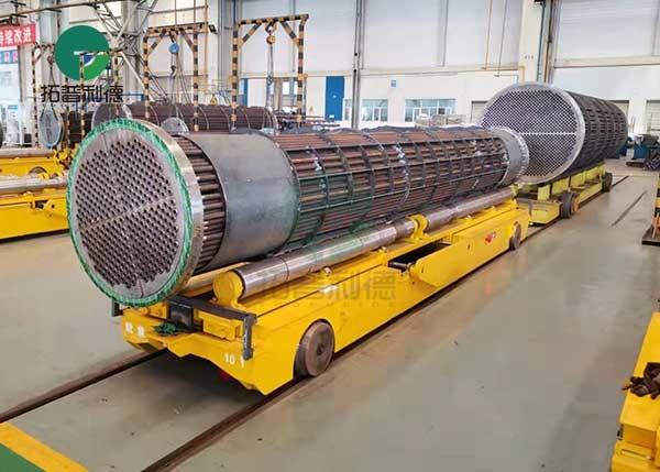 Steel Beam Transport Railway Transfer Carts Industrial Electric Platform