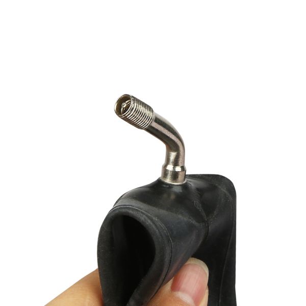 Cámara de aire 12 1/2x2 1/4 Válvula doblada Goma duradera para patinetes eléctricos para niños y adultos 10 accesorios