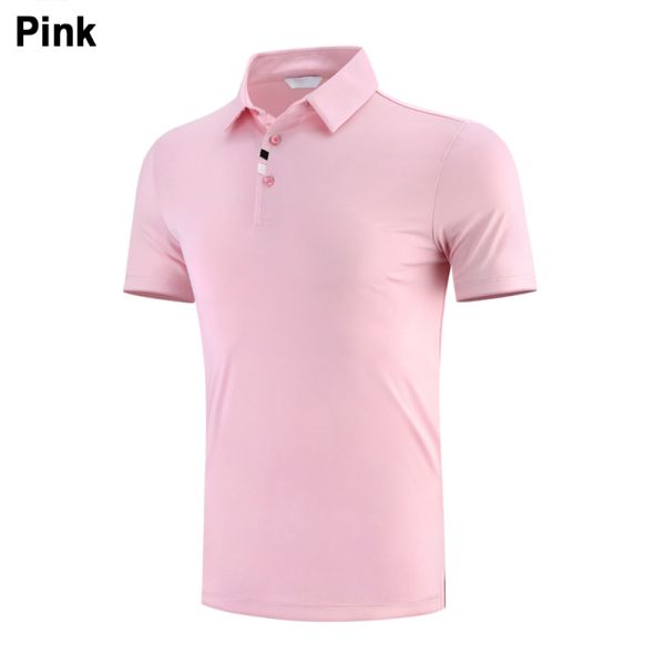 Men's Summer Golf Short Sleeve T-Shirt, Breathable Quick Dry Functional Fabric Golf Apparel
