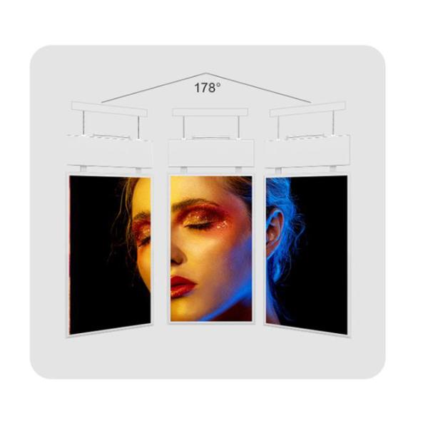 RK3288 Android 7.1 Double Side Digital Signage Ceiling Mounted 3000nits