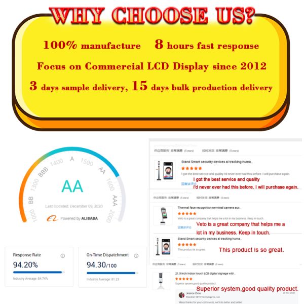 VETO Outdoor Digital Signage Waterproof IP65 High Brightness 2500 nits Battery Powered Portable LCD Advertising Display