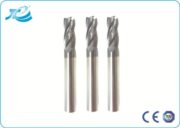 Four Flute Carbide Roughing Tiain Coat End Mill CE TUV Approved 6mm 7mm 8mm Diameter