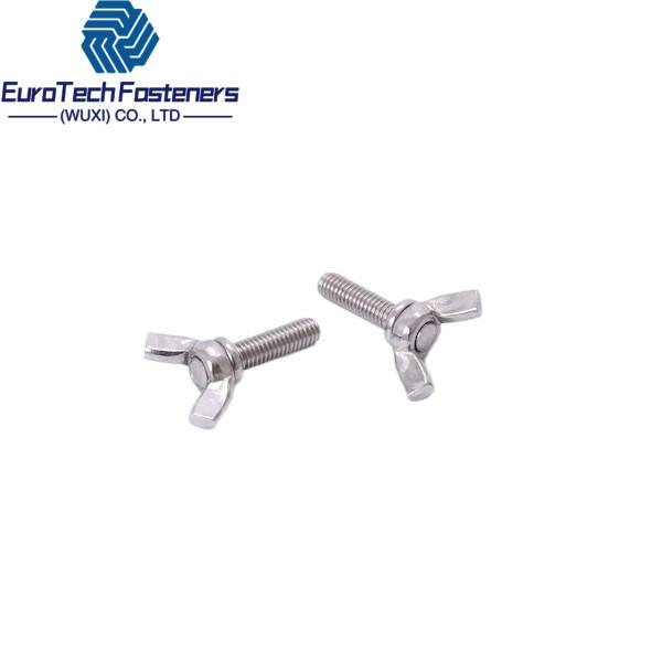 Metric DIN 316 Butterfly Wing Screws Rounded Square Wing Bolt Zinc Plated M3 M4 M6X20 M8x20