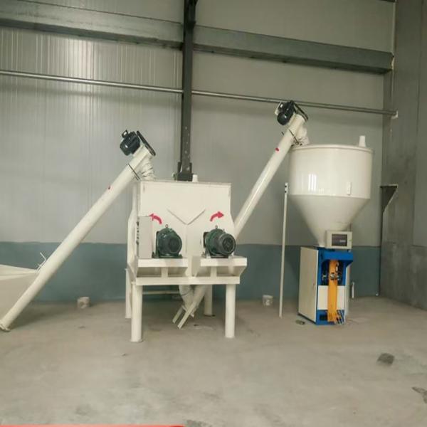 Usine de mortier à mélange sec pour mélanger le sable et le ciment à l'intérieur de la paroi interne