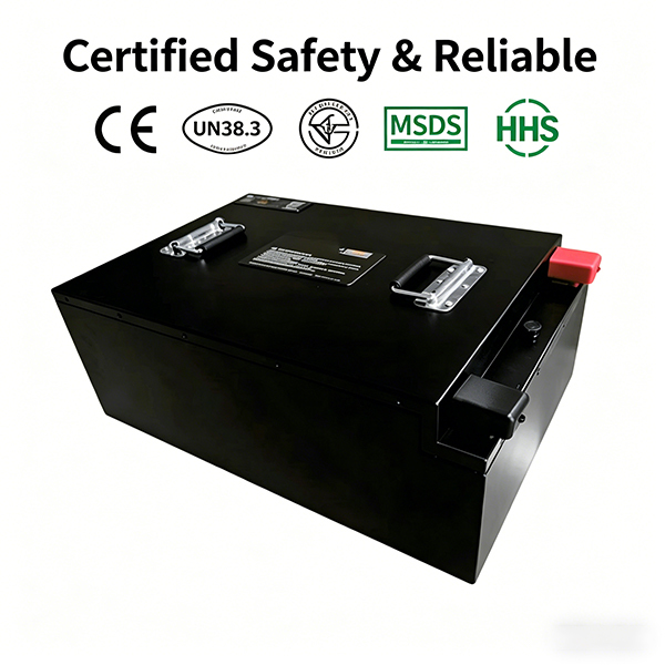 72V 125Ah LiFePO4 Battery Pack with 1500 Cycles and Industrial-Grade Smart BMS for Electric Bicycles and Scooters