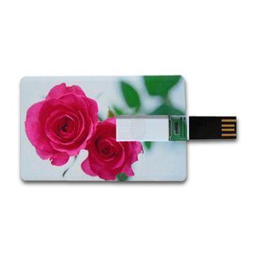 Memoria USB retractable AT-045C de la tarjeta de crédito