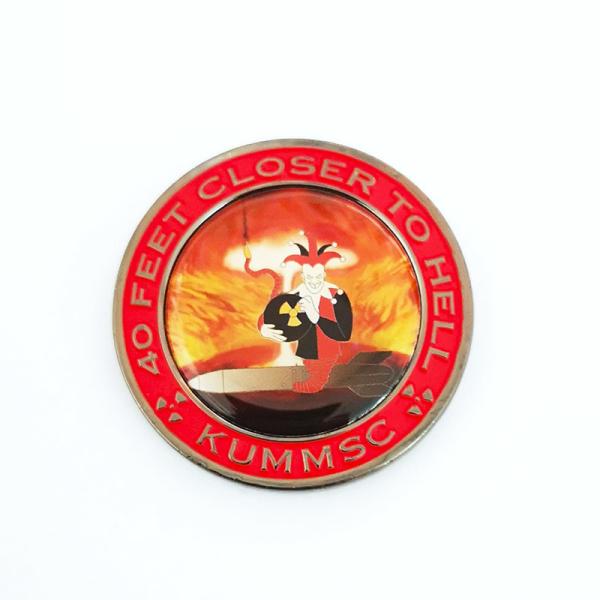 Die Cast Black Nickel Finish Metal Coins Round Munitions Squadron Collectible Coins