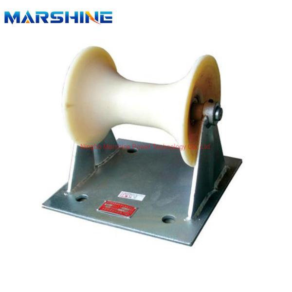 Flat Plate  Wheel Cable Roller  Pulling Cable Guide Roller For Electrical Power Industry