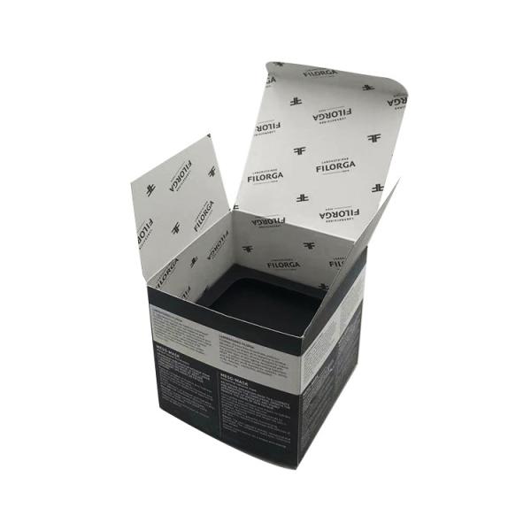 Printed Cosmetic Box Packaging Folding Bristol Paper Boxes Recyclable Luxury