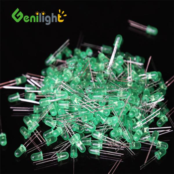 5mm Round Diode Genilight 8mm F8 LED Standard Transparent Electronic Components