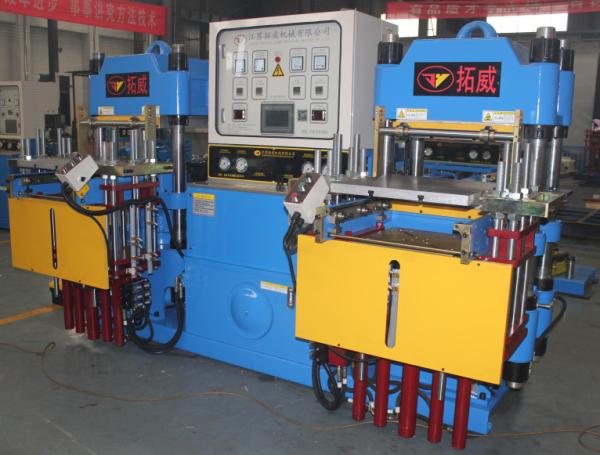 Table 550X560mm stroke 250 vulcanizing machine production blue and white silicone shell