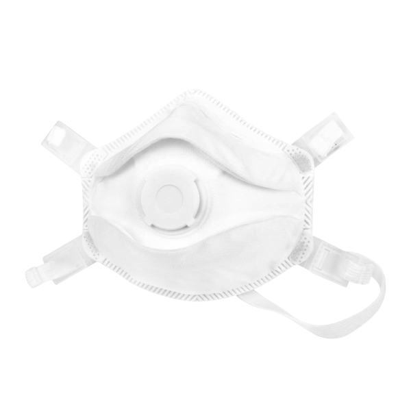 Hubei Haixin FFP3 Valve Respirator Wholesale Medical Disposable Mask Breathable Duck Bill Shape Tie-on Earloop Facemask Supplier
