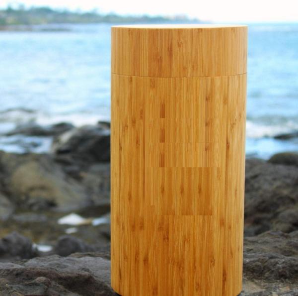 Water Sea Urn: Biodegradable Urn For Water Burial, Burial At Sea Eco Burial: Biodegradable Urn, Burial Urn, Bamboo Urn