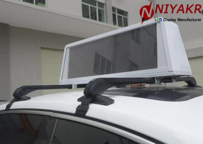 Exposição de diodo emissor de luz ultra clara IP65 da parte superior do táxi P5 com consumo da baixa potência