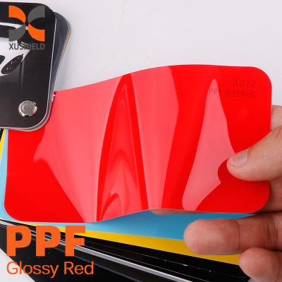 XUSHIELD film factory self healing ppf tpu paint protection film nano coated not yellowing TPU tph PPF Glossy Red