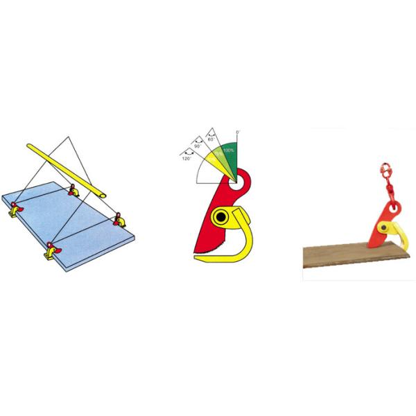 1,5 тонны инструменты струбцины пластинки горизонтального отклонения -5 тонн поднимаясь