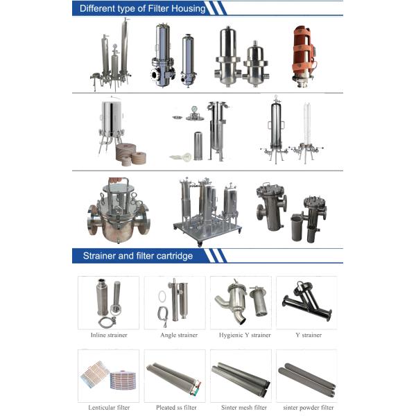 Корпус фильтра патрона гигиенического промышленного оборудования фильтрации воды санитарный