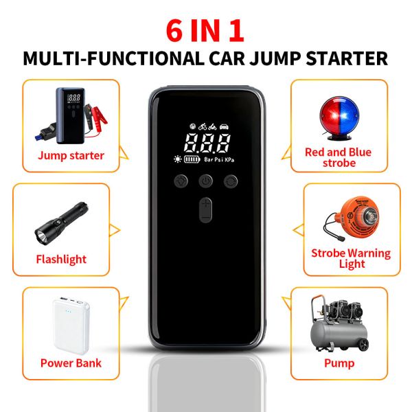Portable Car Charger Jump Starter 6000mAh 8000mAh 10000mAh 12000mAh emergency car battery charger portable car jump starter Vehicle emergency power supply