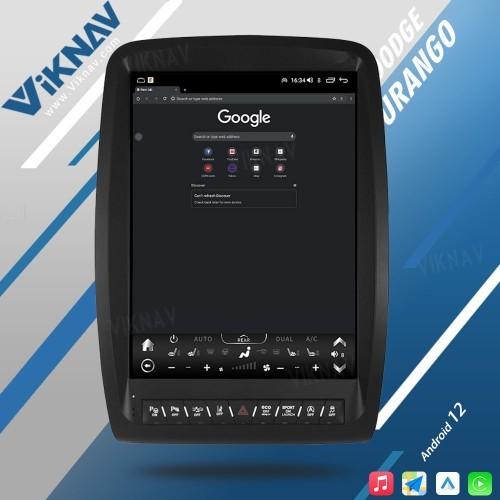 VIKNAV Android Stereo voiture Dodge Radio Android Pour Durango 2011-2020 Écran tactile HD 8G