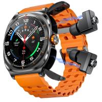 TWS auricular 2 en 1 NFC 1.53 pulgadas AMOLED Fitness Tracker Salud Smartwatch GT98 Ultra