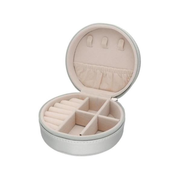 Conjunto de joyas cuadradas caja de regalo mini caja para mujeres chicas moda sólida de lujo portátil PU de cuero de PVC cartón