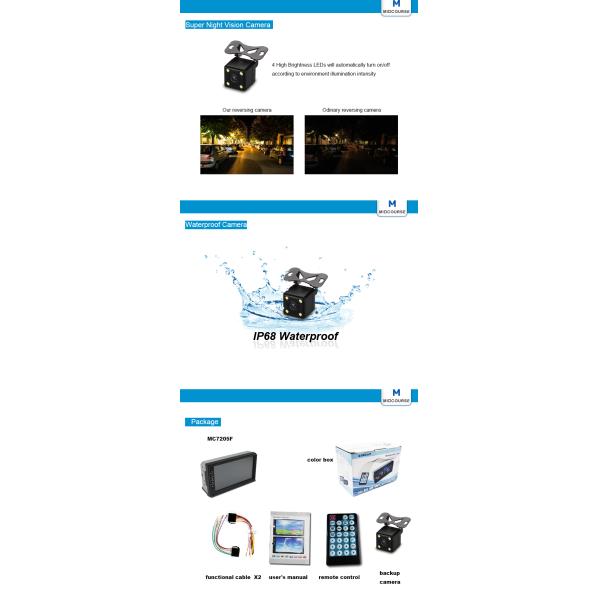 7инч игрок автомобиля Мп5 с игроком стерео автомобиля Блуэтоотх