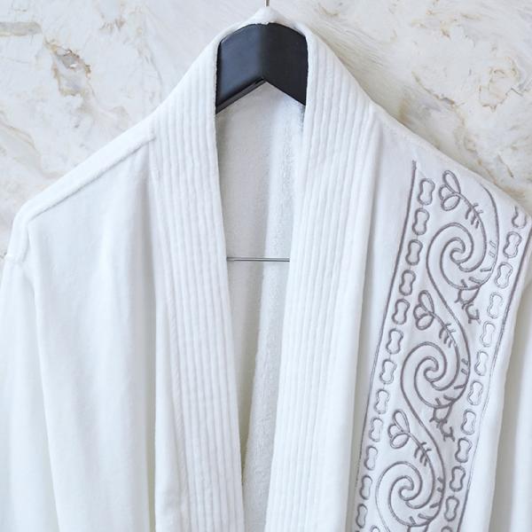 Soft Touch Hotel Spa Robes Linen Luxurious 100% Turkish Cotton Embroidered Pajamas