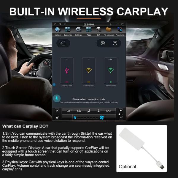 Игрок мультимедиа экрана блока головы Benz R350 W251 Мерседес вертикальный