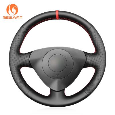 White Genuine Leather Steering Wheel Cover for Alfa Romeo 147 156 Crosswagon 2003-2007