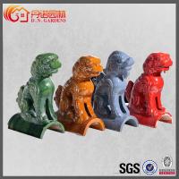 Decoração chinesa feito a mão Dragon Animal Glazed House Design dos ornamento do telhado