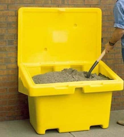 Custom Rotomolding Mould Heavy Duty Winter Salt Sand Outdoor Storage Box Container With Lid