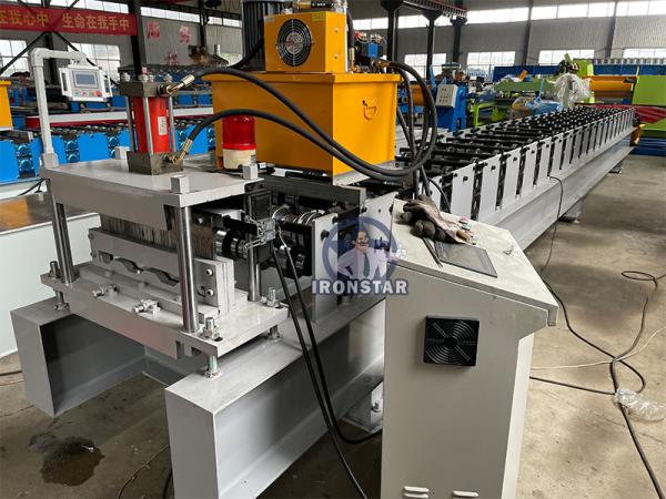 Wall cladding sheet roll forming machine