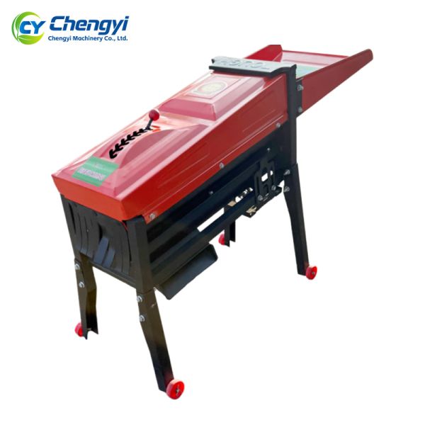 Iron Corn Thresher With Blower High Efficiency Maize Shelling Cleaning Equipment