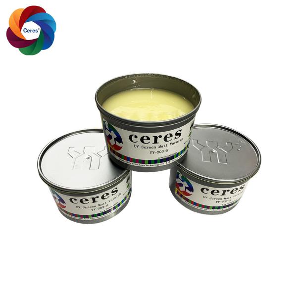 Vernis UV de Matt Offset Printing Chemicals Paper de compensation résistante op d'éraflure