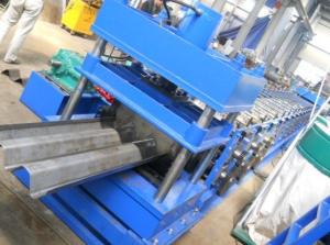 Hydraulic power 5.5KW guard railway roll forming machine electric computer fully