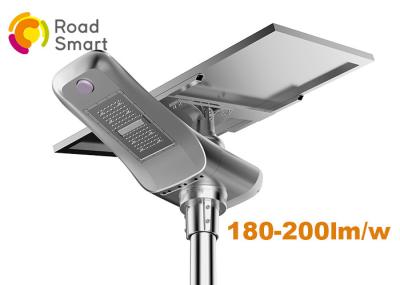 50W 9300lm Outdoor Solar Panel Street Lights System 6000K CCT With Lithium Battery