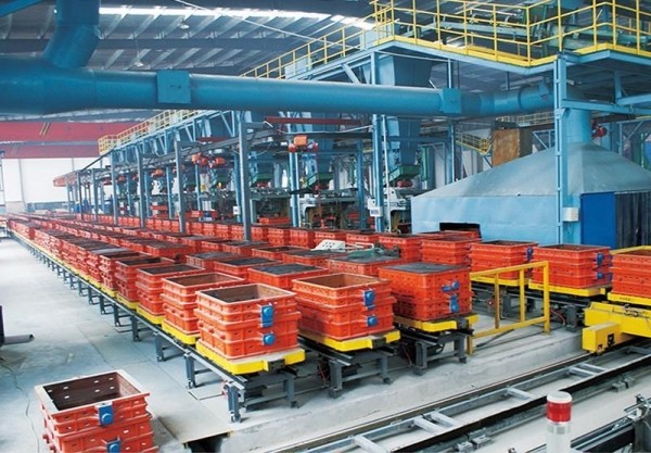 Плавильня коробок гибкого песка смолы передачи отливая в форму, отливая в форму