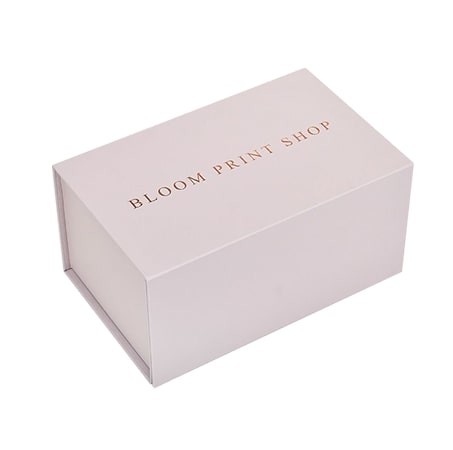 Pink Easy Foldable Paper Box Packaging Magnetic Rigid Boxes FSC
